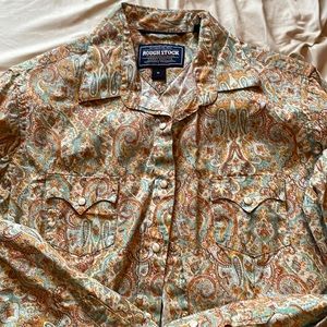 Western pearl snap long-sleeve shirt